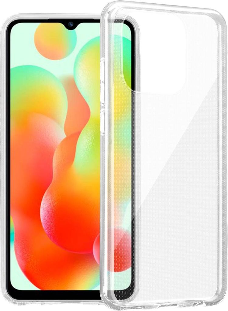 Cadorabo Hülle für Redmi 12C in VOLL TRANSPARENT Schutzhülle aus flexiblem TPU Silikon Back Case Cover Etui Handy Hülle