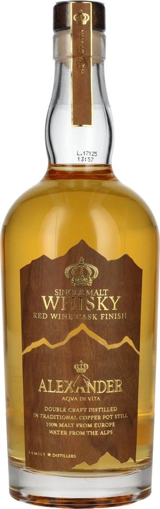 ALEXANDER Aqva Di Vita Red Wine Cask Finish Single Malt Whisky 40% Vol. 0,7l