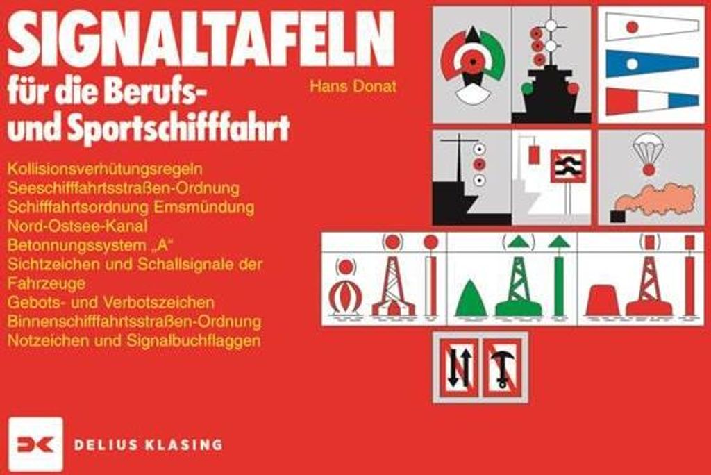 Signaltafeln für die Berufs- und Sportschifffahrt