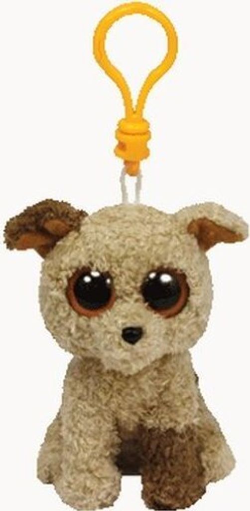 Ty Beanie Boo's "Rootbeer", Terrier, Clip, ca 8,5cm