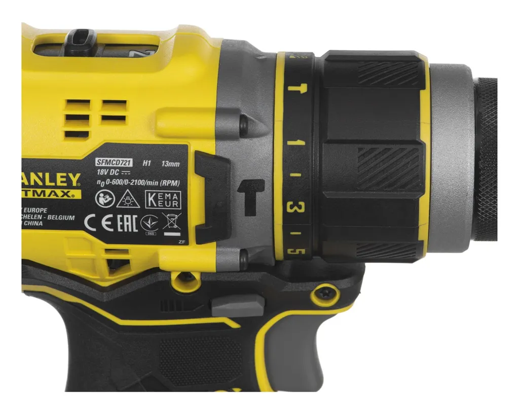 Perceuse visseuse 18V Brushless V20 Stanley Fatmax à percussion 2.0Ah - 9