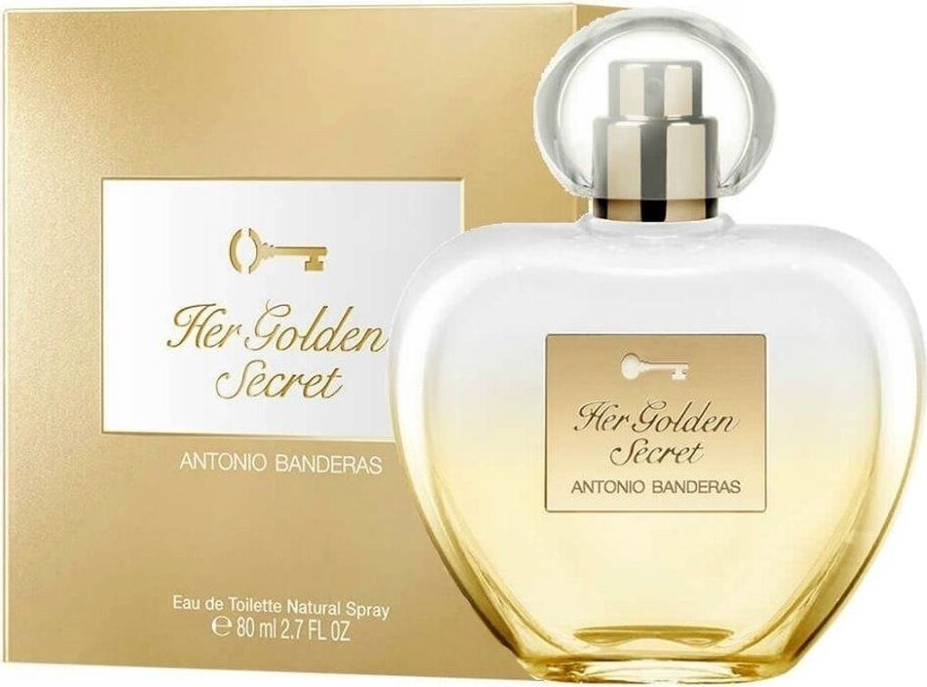 Antonio Banderas Zlaté Tajomstvo Mužská Toaletná Voda, 80ml Obrázok produktu 