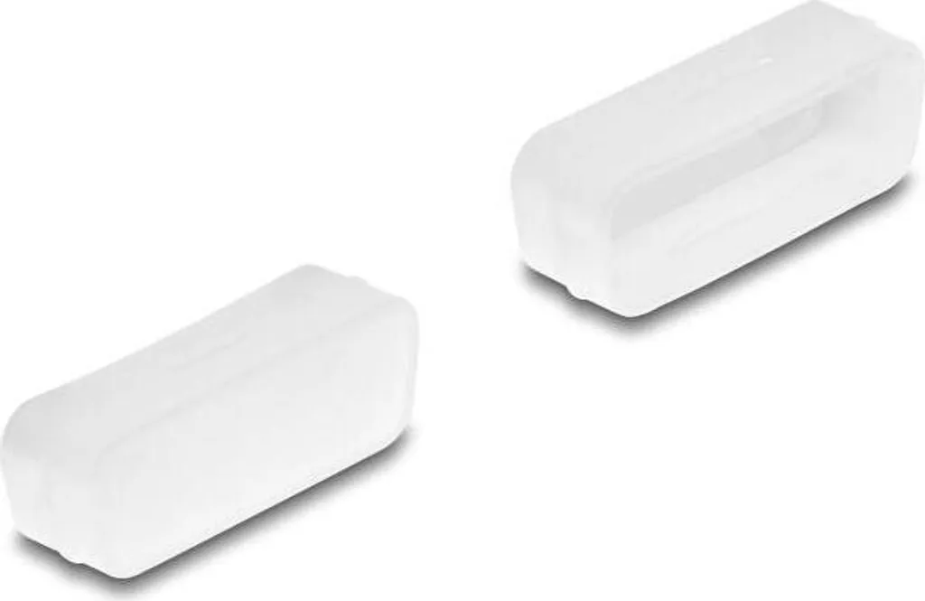 Protezione antipolvere per presa D-Sub 15, 2 pezzi trasparenti