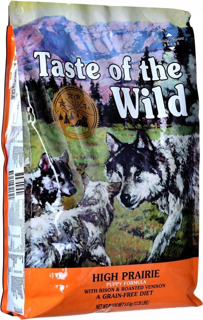 Taste of the Wild High Prairie, Welpe, Büffel, Lamm, Erbse, Süßkartoffeln, 5,6 kg