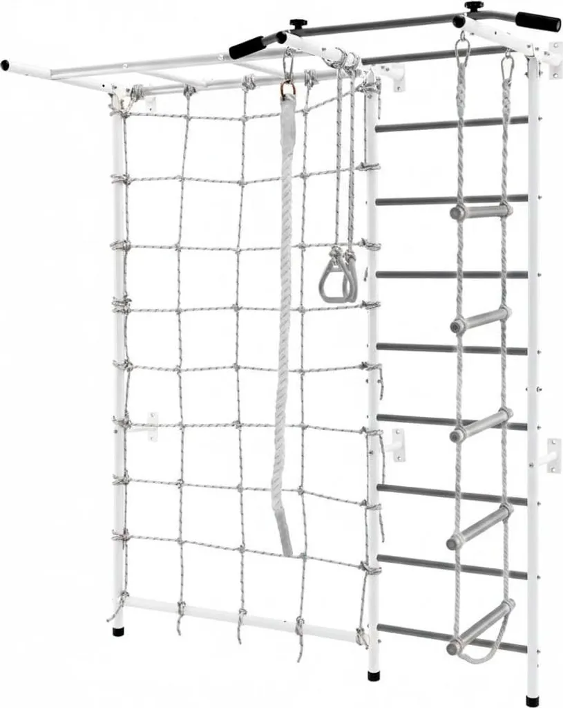 Espalier de gymnastique mural Smart Plus blanc - Équipement sport maison