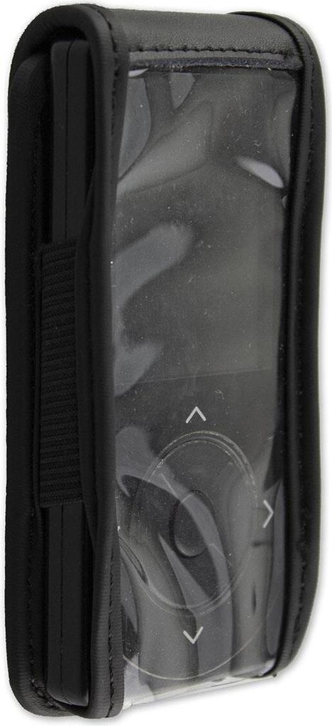 caseroxx Ledertasche mit Gürtelclip kompatibel mit Dexcom G4 / G5 aus Echtleder, Tasche mit Gürtelclip und Sichtfenster