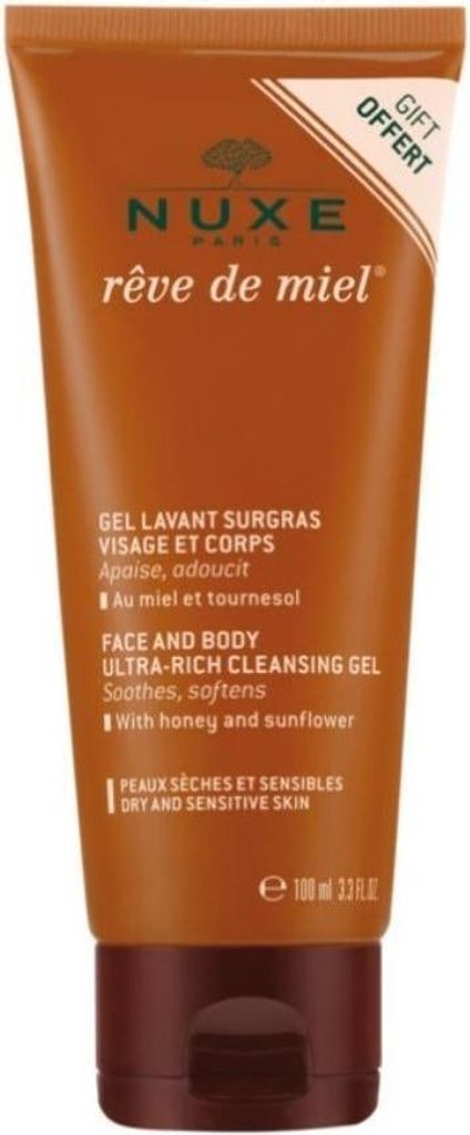 Nuxe, Reve de Miel Ultra Rich, Cleansing Gel, For Face, 100 ml