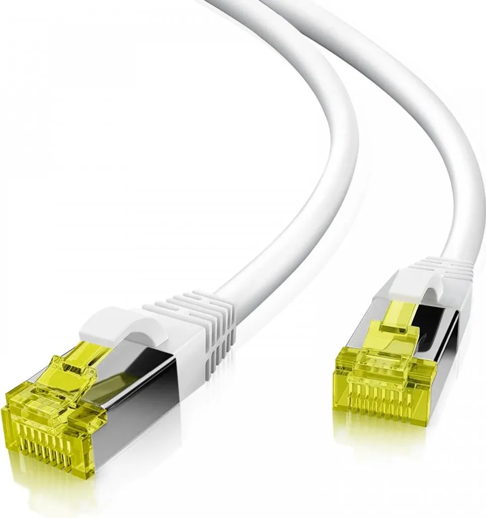 Helos 118147 helos cavo patch S/FTP CAT 6a cavo di rete bianco