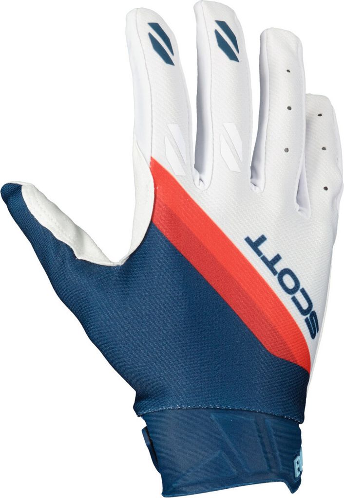Scott Evo Dirt Motocross Handschuhe, rot/weiß/blau, S
