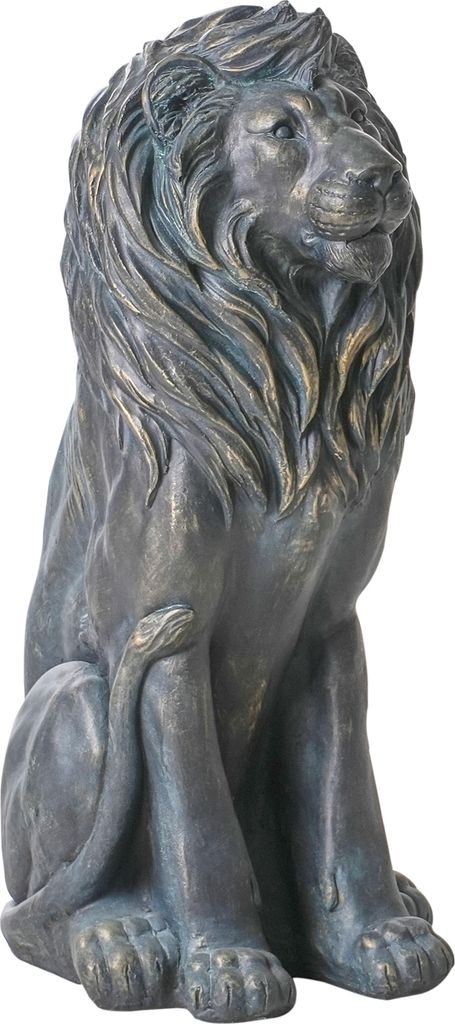 BELIANI Figurka dekoracyjna płyta MgO 94 cm brązowa ozdoba Zdjęcie produktu 