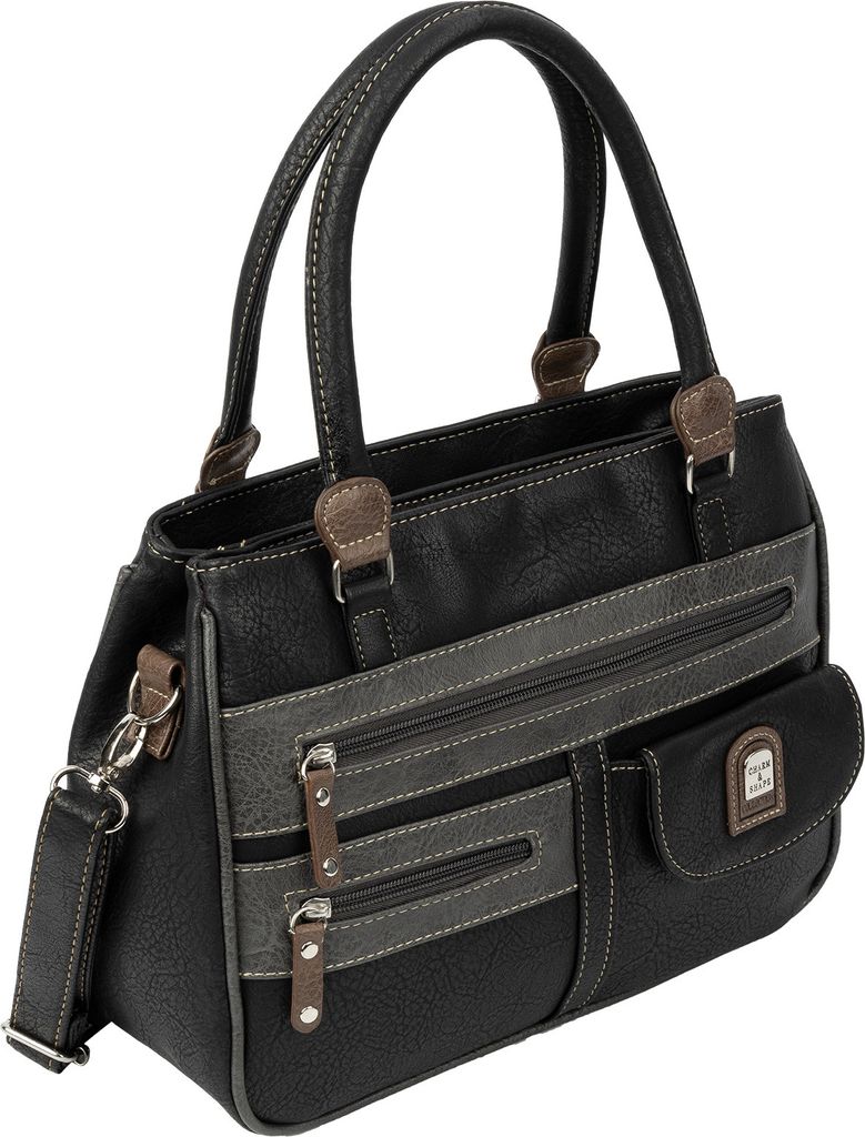 Damen Tasche Schultertasche Henkeltasche Handtasche Leder Produktbild 