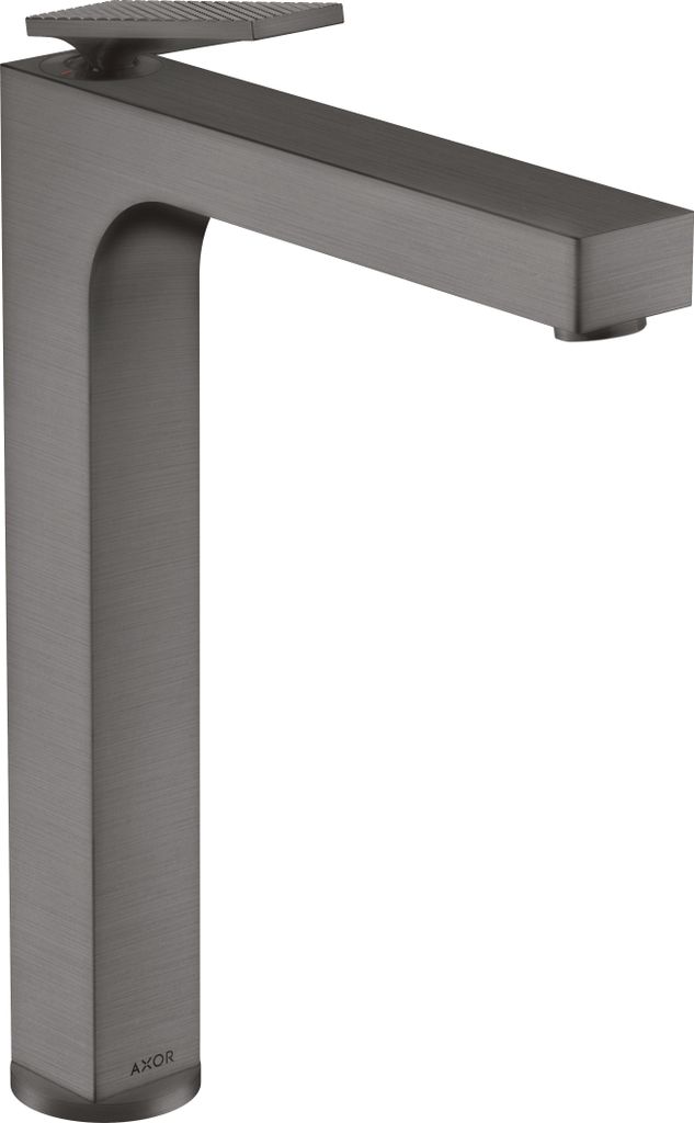 hansgrohe AXOR Citterio Einhebel-Waschtischmischer, Ablaufgarnitur unverschließbar, Rautenschliff, Ausladung 200mm, ComfortZone280, 39151340