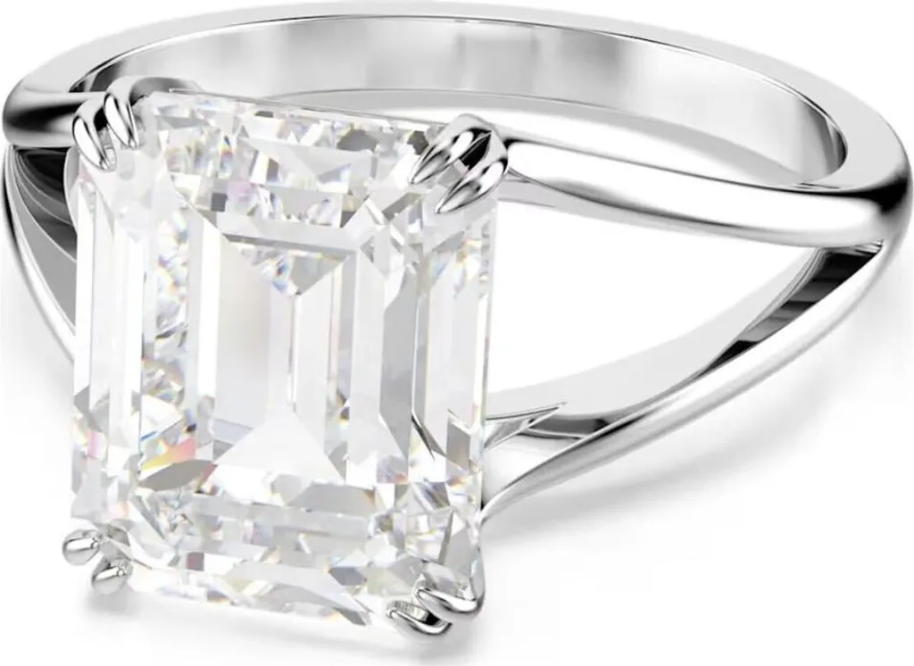 Swarovski Stilla 5697984 Anello Cocktail Rodiato - Taglia 10 Elegante