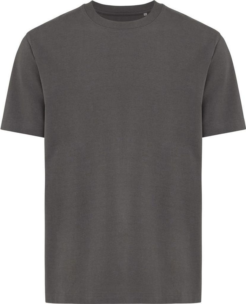 Iqoniq - "Nikko" T-Shirt für Herren/Damen Uni, Schwer, Recycelte Baumwolle XD1282 (3XL) (Anthrazit)