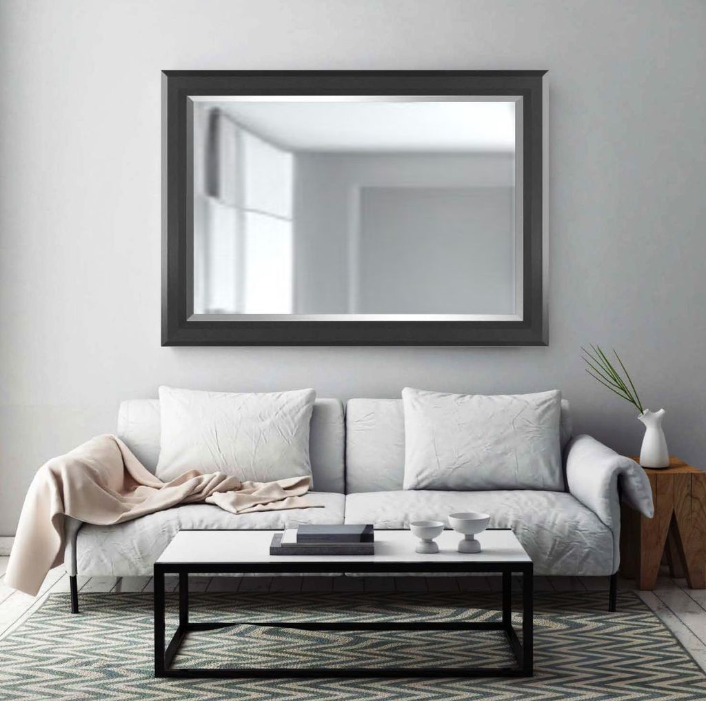 Zalena Rahmenspiegel RIVIERA ANTHRAZIT 130 x 60 cm