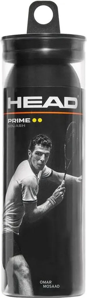 Balles de squash Head Prime Black pack de 3 pour joueurs réguliers