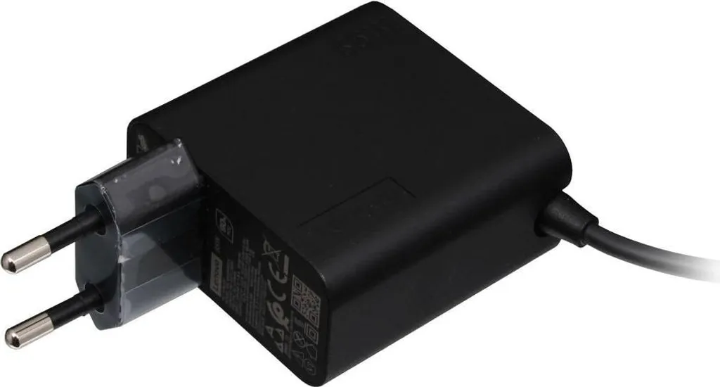 Adaptateur secteur Lenovo USB-C 65W 2 broches UE Noir - Chargeur Origine