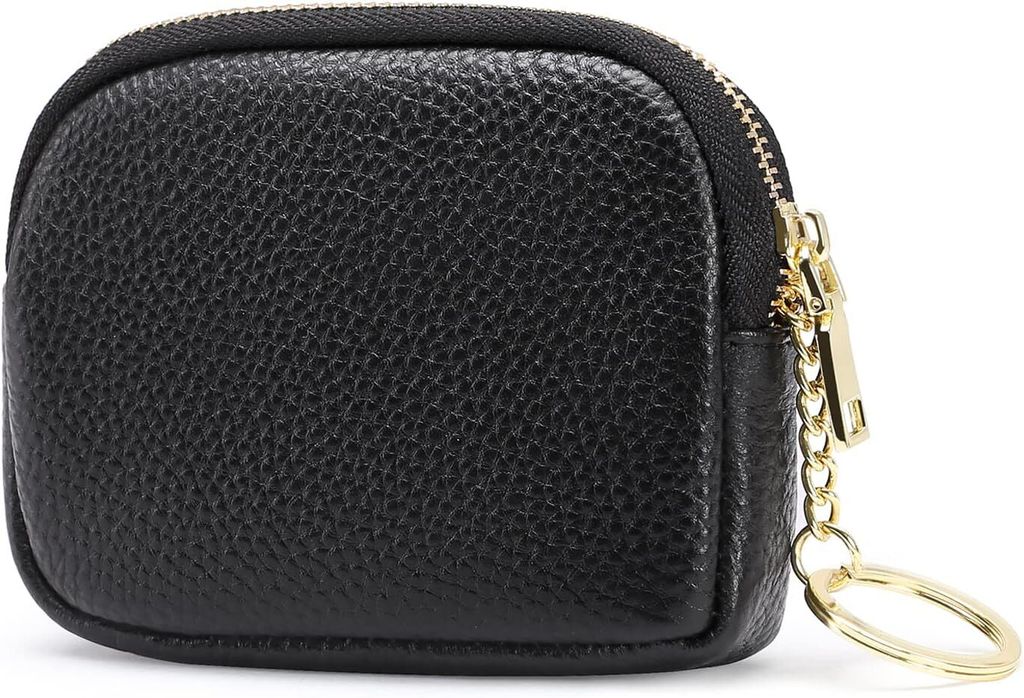 Portemonnaie Damen, kleine Geldbörse mit Münzfach, Kleingeldbörse mit Reißverschluss, Kleine Portmonee mit RFID Schutz, Mini Geldbeutel