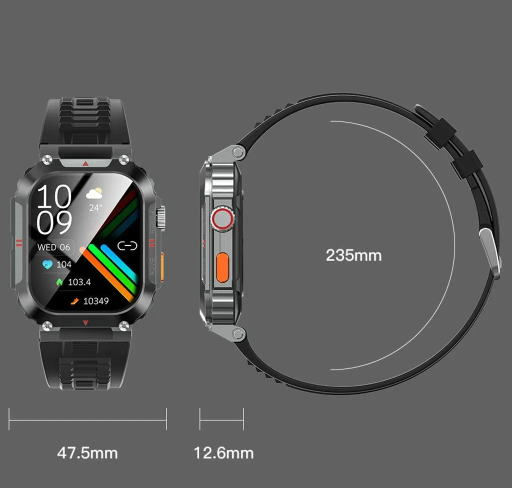 Recensione Smartwatch C58 Arancione: Display AMOLED e Chiamate HD - 12