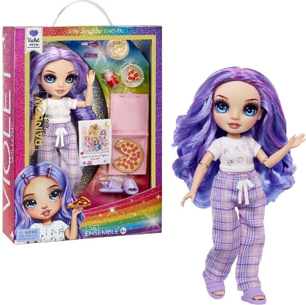 MGA Entertainment Junior High PJ Party Fashion Doll- Violet Image du produit 