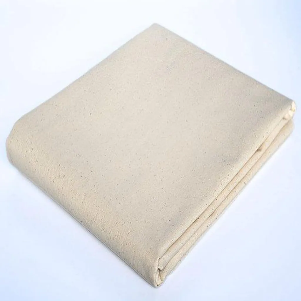 Métrage de tissu coton crème 160cm de laize pour linge de maison DIY