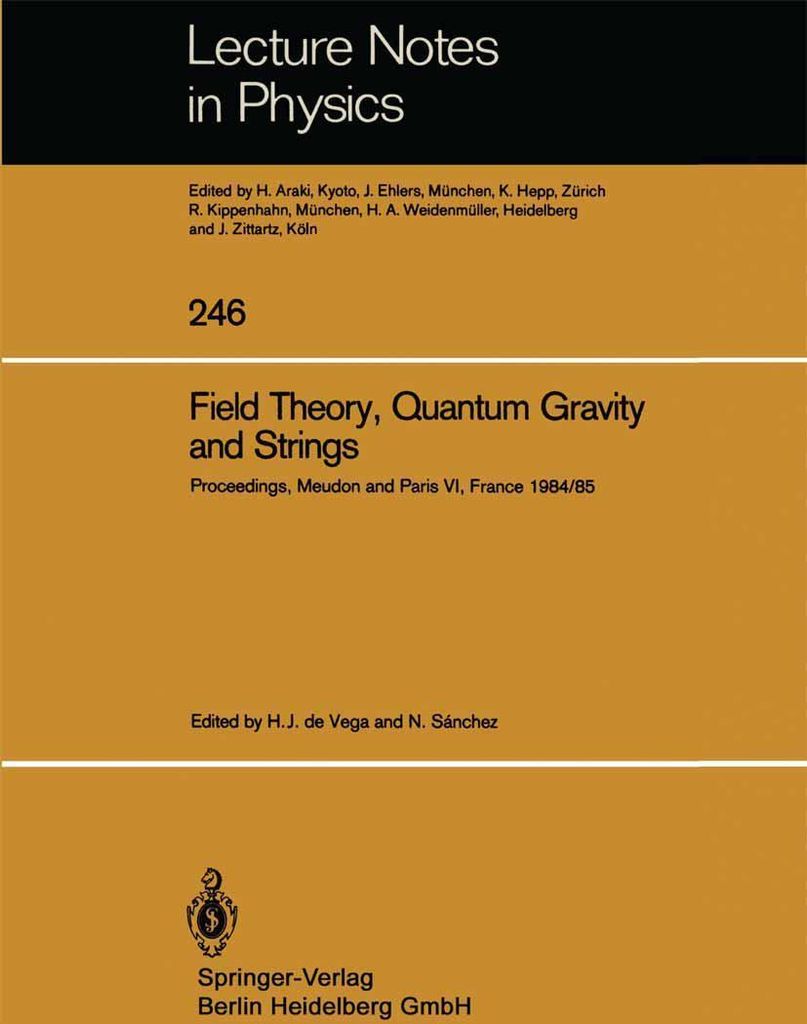 Field Theory, Quantum Gravity and Strings