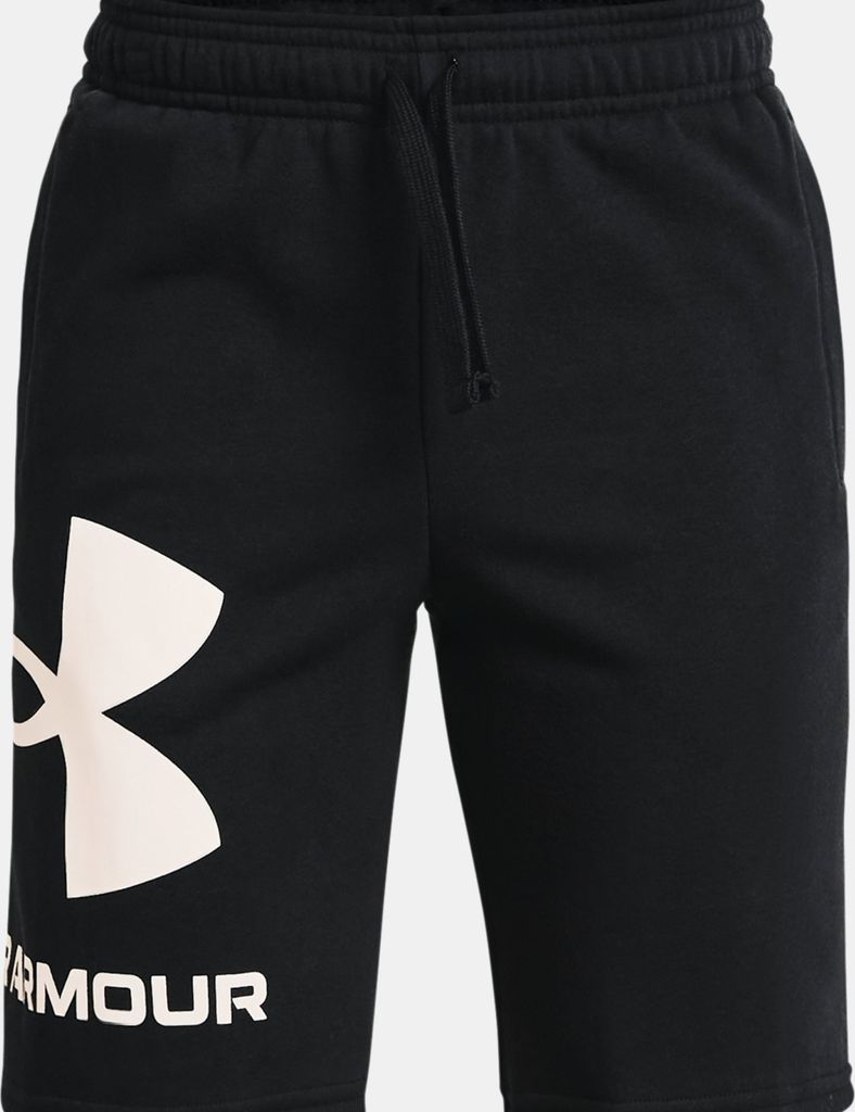 Under Armour UA Rival Fleece Logo Shorts - Schwarz 1359065-001__YLG