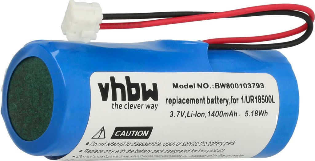vhbw Akku Ersatz für Wella 1/UR18500L, 1531582 für Rasierer Produktbild 