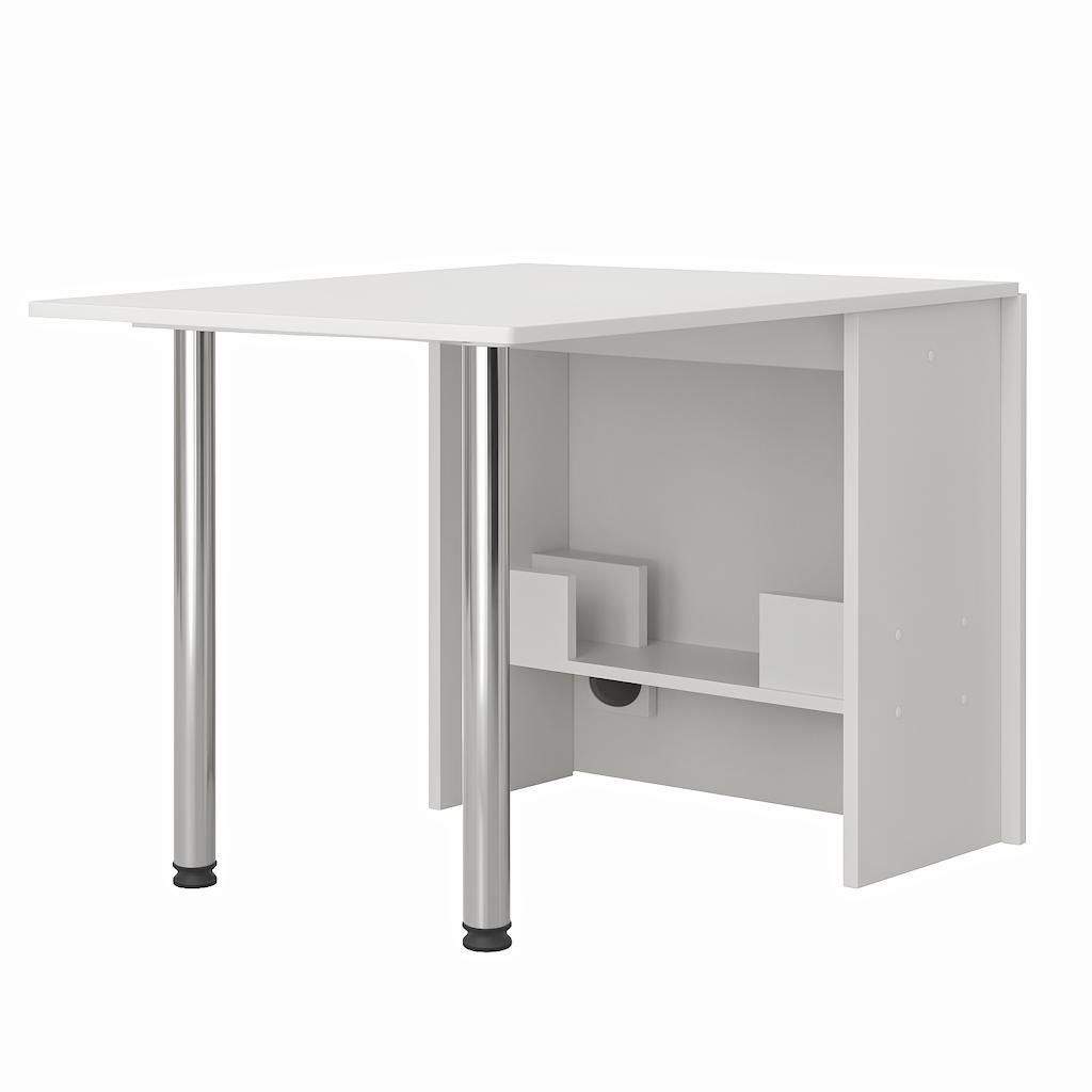 Esstisch, Klapptisch Weiß – ausklappbar, platzsparender