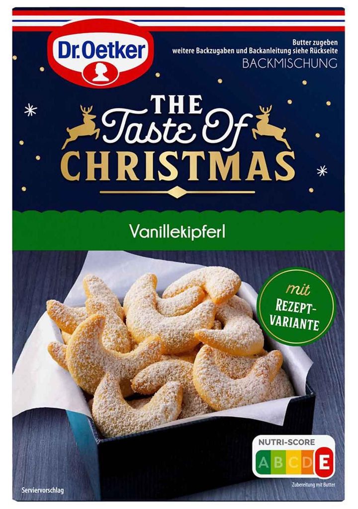 Dr. Oetker The Taste of Christmas Vanillekipferl 360g Produktbild 