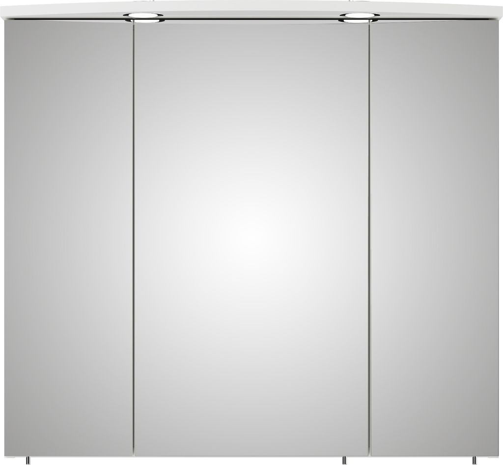 Pelipal Serie 3006 Spiegelschrank 3850.148112 Korpus Schneeweiß Glanz 80 cm