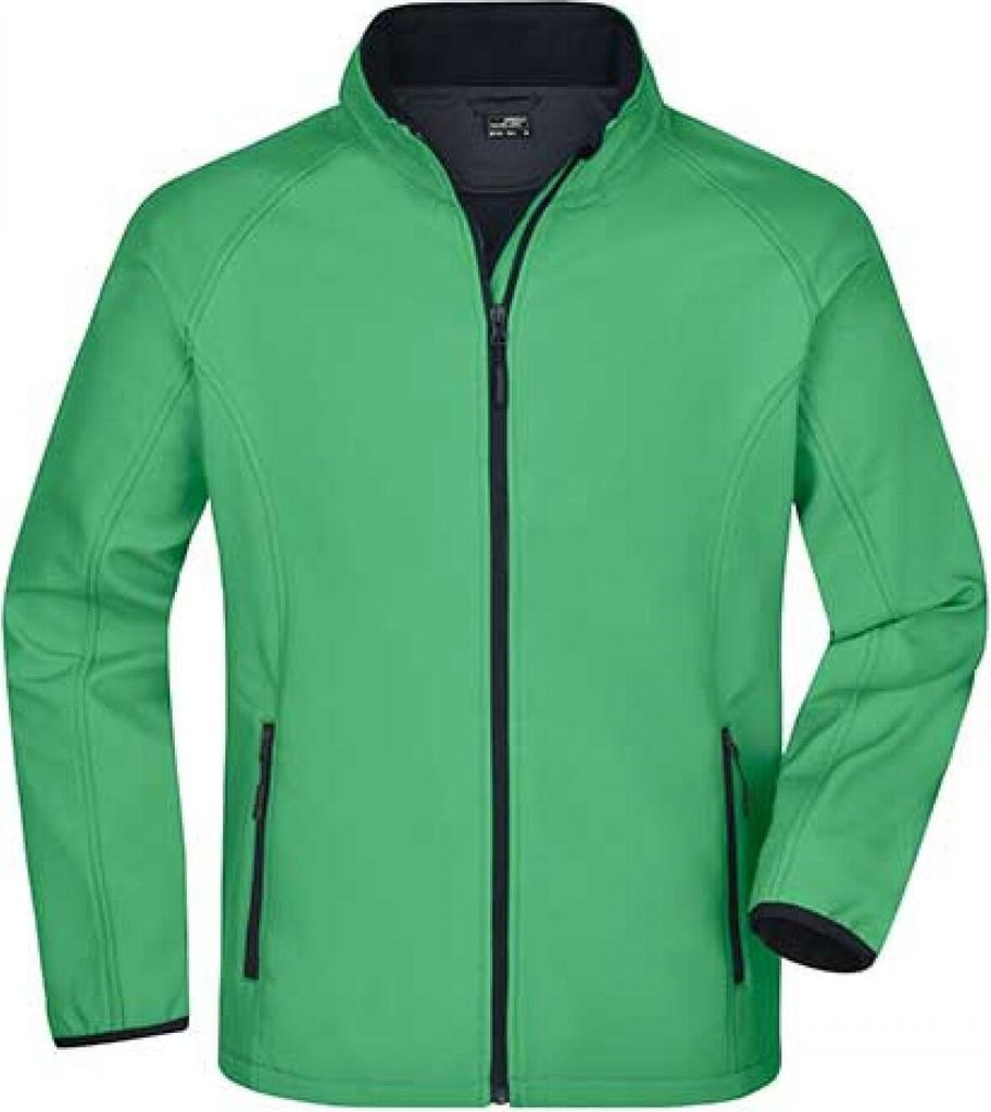 Softshelljacke für Promotion und Freizeit green/navy, Gr. M