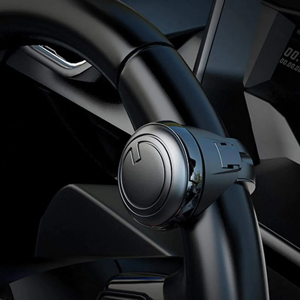 Maniglia di alimentazione dell'auto in metallo Maniglia di rotazione del volante Manopola di 360 gradi Tation universale Ride Come mostrato