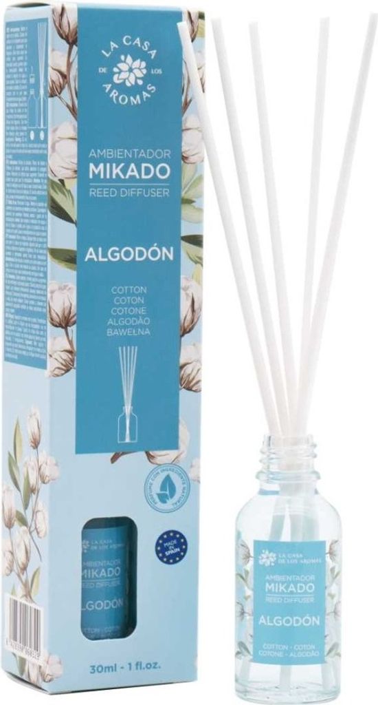 La Casa de los Aromas Mikado Diffuser Baumwolle, 30 ml Duftstäbchen