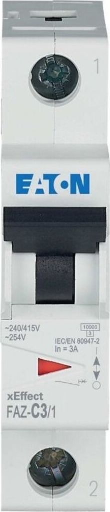 Eaton FAZ-C3/1 Stromunterbrecher Miniatur-Leistungsschalter Typ C (278551)