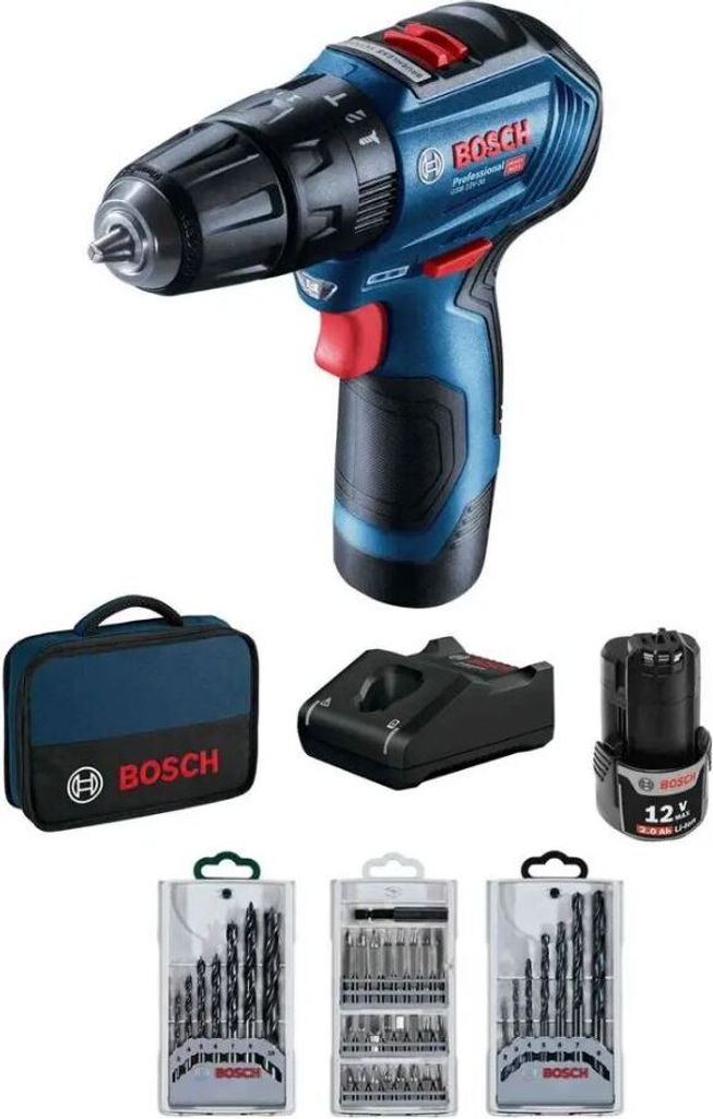 Bosch GSB 12V-30, Handbohrmaschine, Ohne Schlüssel, Produktbild 