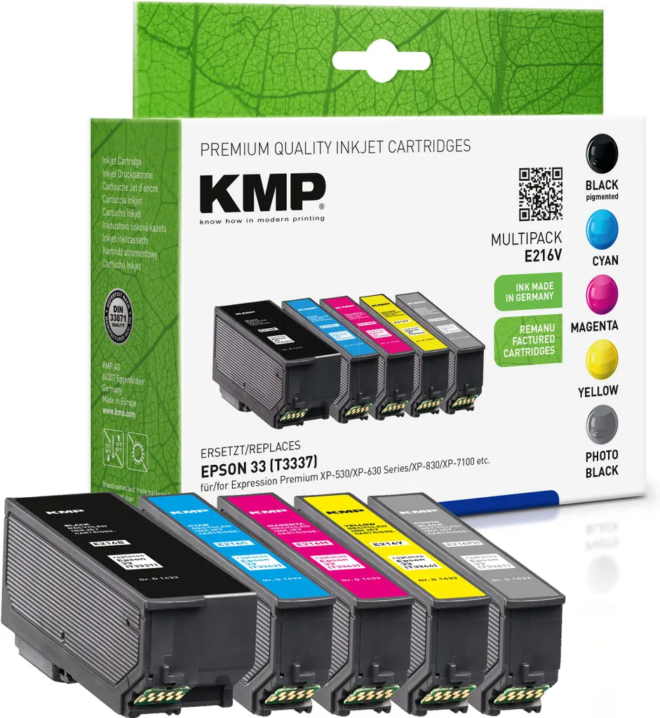 Pack KMP E216V : Solution Économique pour Remplacer vos Encres Epson 33