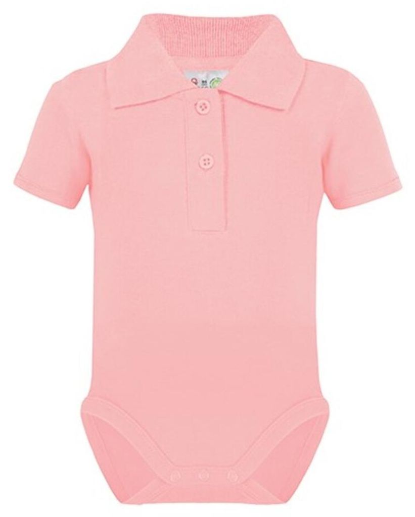 Link Kids Wear - "Bio" Bodysuit Rollkragen für Baby LT5932 (92) (Babyrosa)