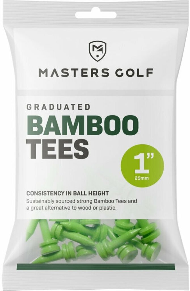 Masters Golf Bamboo Graduated Grün Golf-Tees