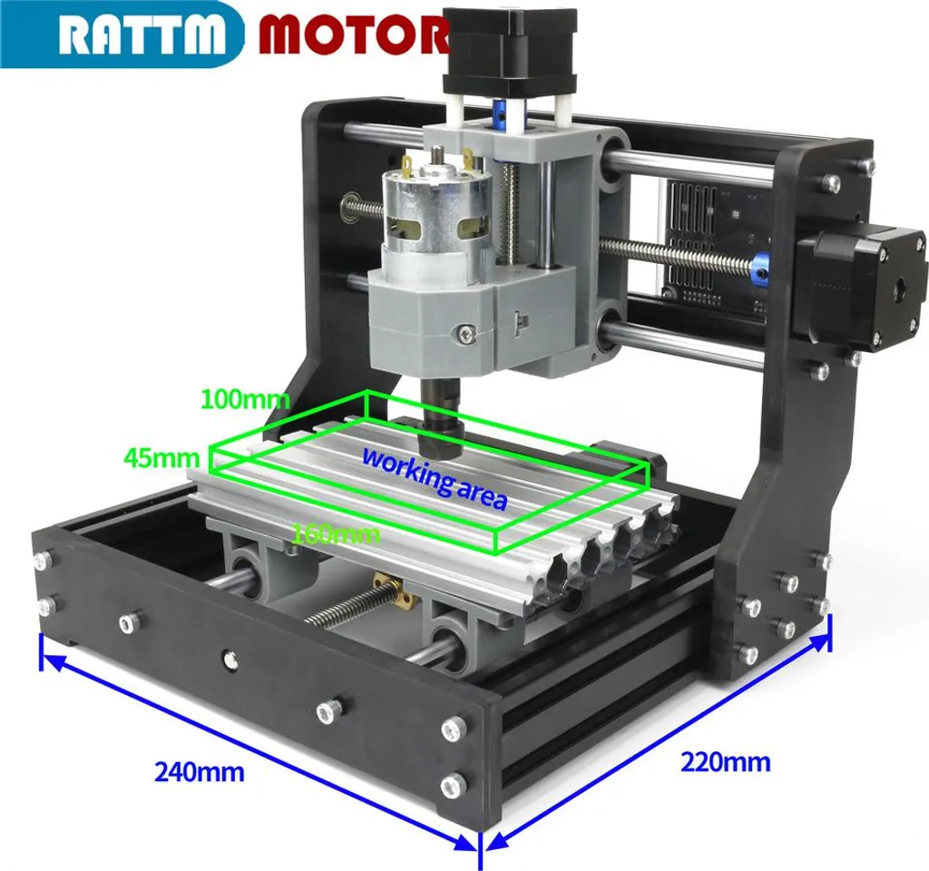 Machine CNC DIY 1610 Pro pour Création de Circuits PCB et Modélisme