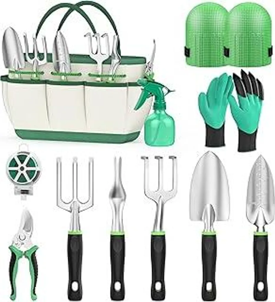 Kit Regalo Giardinaggio 11 Pezzi: Acciaio Inox e Stile per il Tuo Giardino