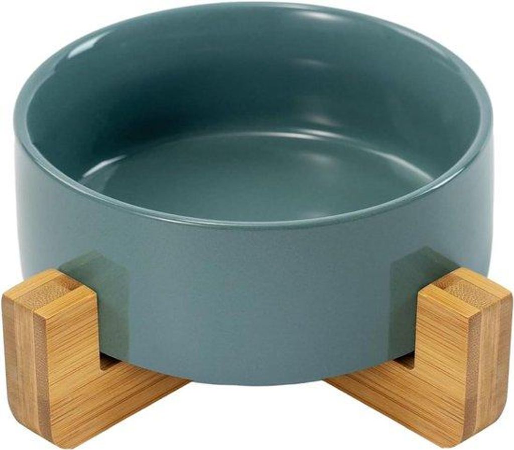 Ceramiczna miska dla psa 1800 ml, ciemnozielona, duża Zdjęcie produktu 
