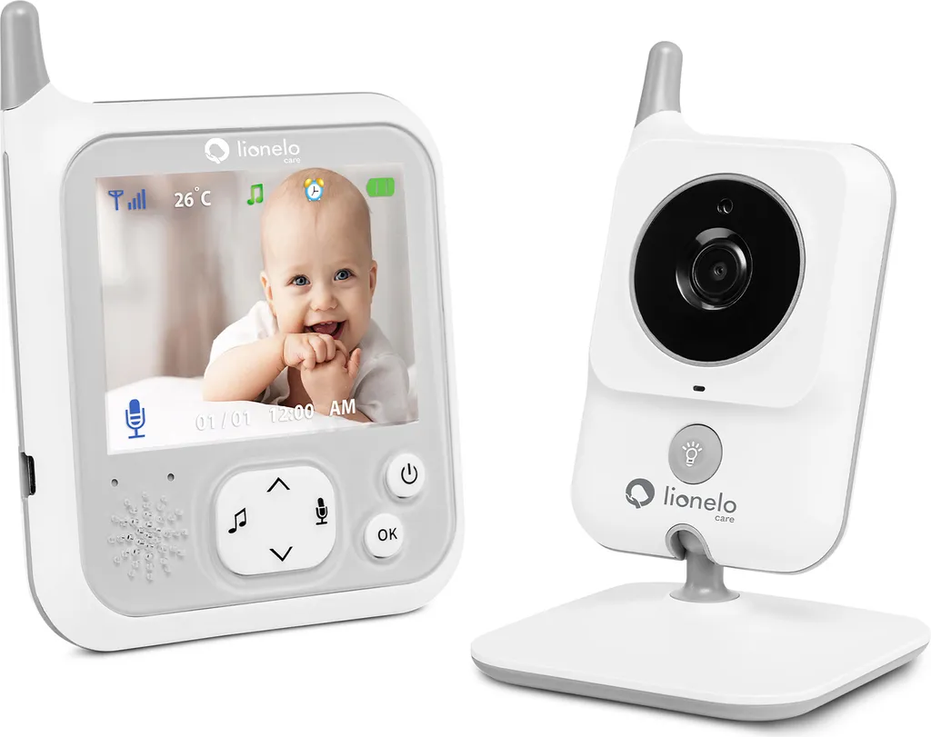 Surveiller Bébé à Distance avec le Babyphone Lionelo Portée 260m et Vidéo