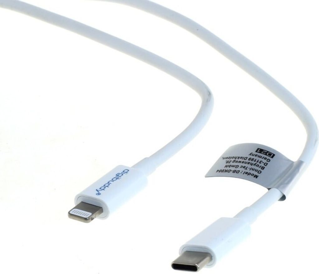 digibuddy - USB-C Sync- & Ladekabel für Apple iPhone / iPad - für Geräte mit Lightning Connector