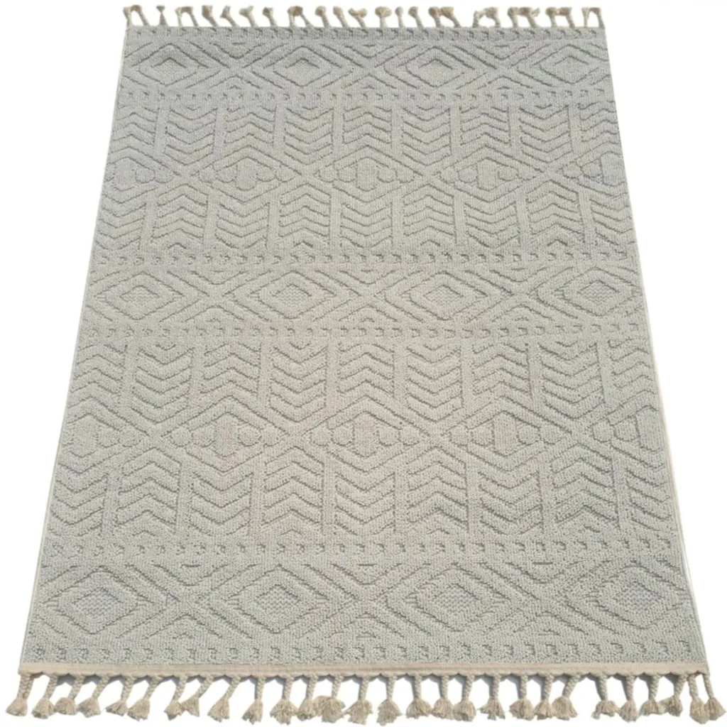 Tapis scandinave ERWIN 200x290 cm pour salon lumineux et moderne