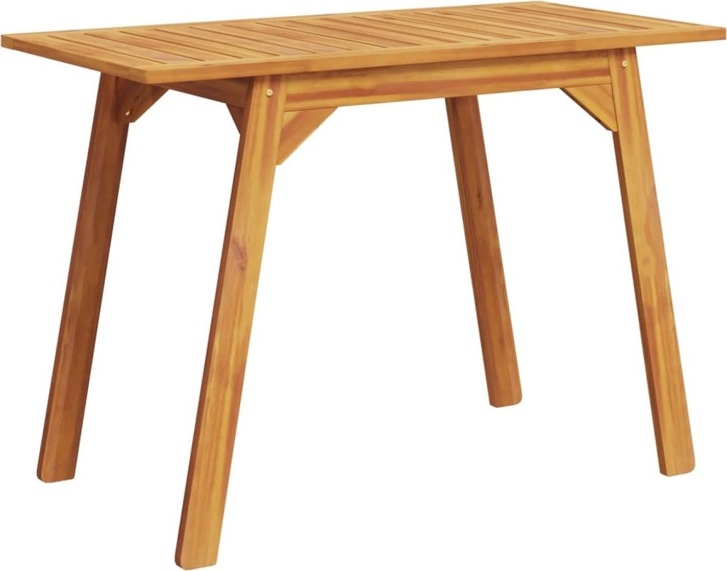 vidaXL Stół ogrodowy 110x56x75 cm z litego drewna Zdjęcie produktu 