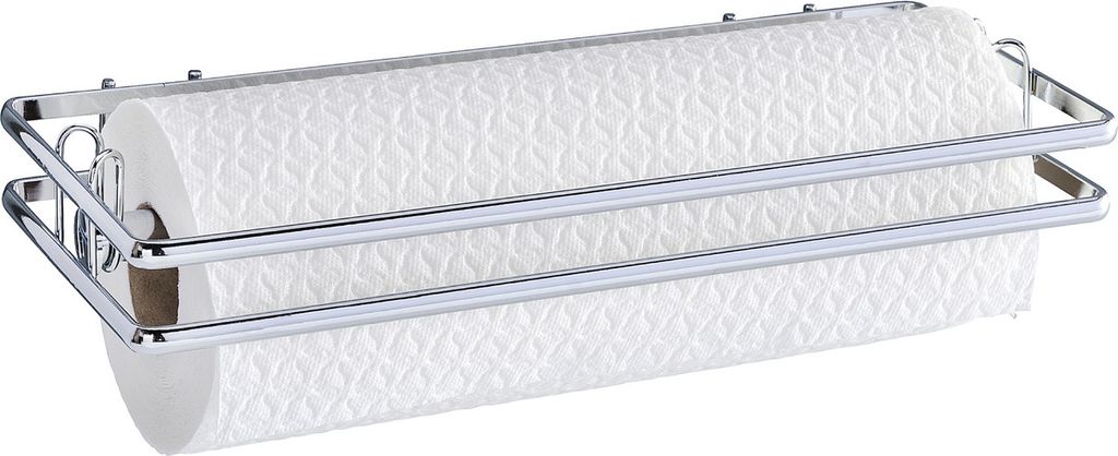 WENKO Küchen Rollen Halter STYLE Wand Papier Aufbewahrung Produktbild 