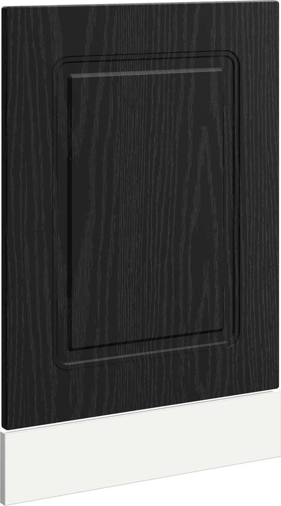 Küchenschrank Kalmar Schwarz Eichen-Optik 45 x 1,5 x 67 cm