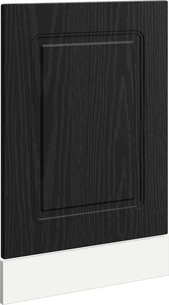 vidaXL Mobile da Cucina Kalmar Rovere Nero 45x1,5x67 cm - Offerta Online