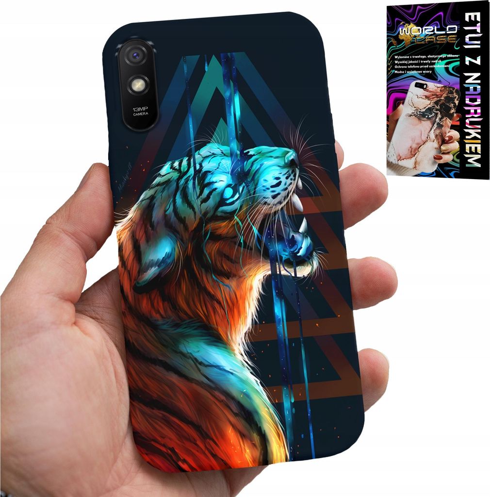 Etui Für Xiaomi Redmi 9A - Tiger Men's Case Designs, Etui